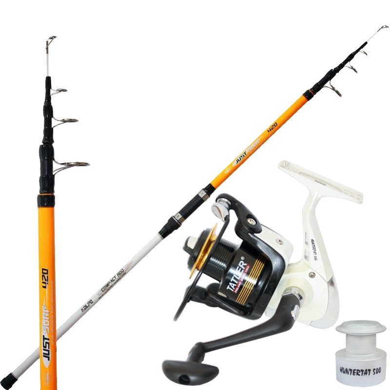 Kolpo Feeder Fishing Kit with Carbon Rod 3.60 m 3 Tips + Reel and Line